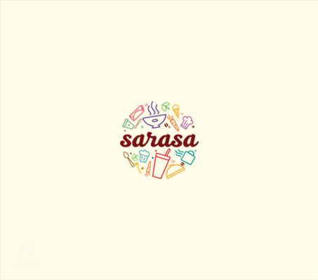 Sarasa Logo Design