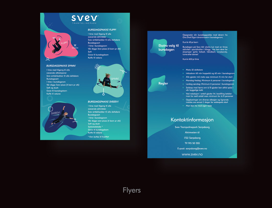 Svev Social Media, Graphic Design, Branding