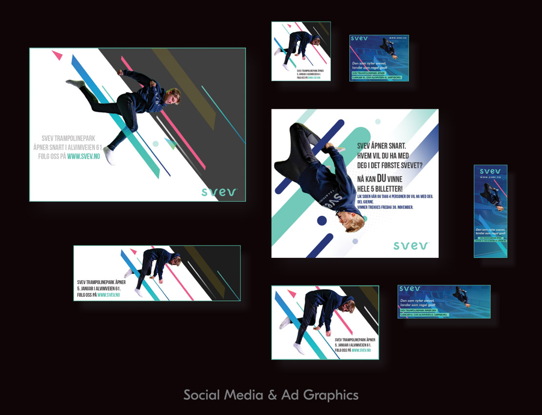 Svev Social Media, Graphic Design, Branding